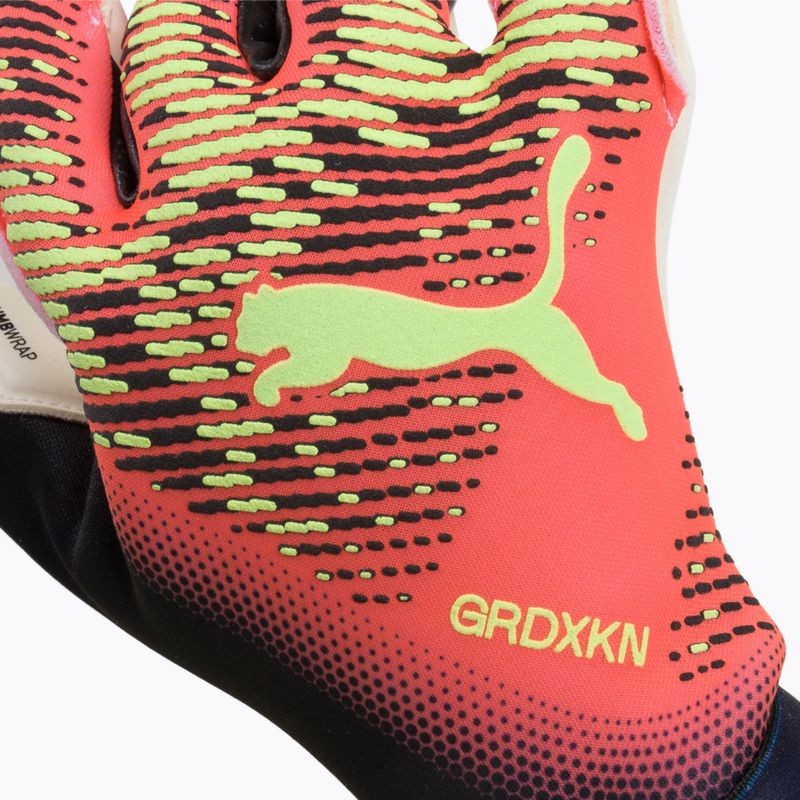 PUMA Ultra Grip 1 Hybrid brankárske rukavice červené 041827 02 3