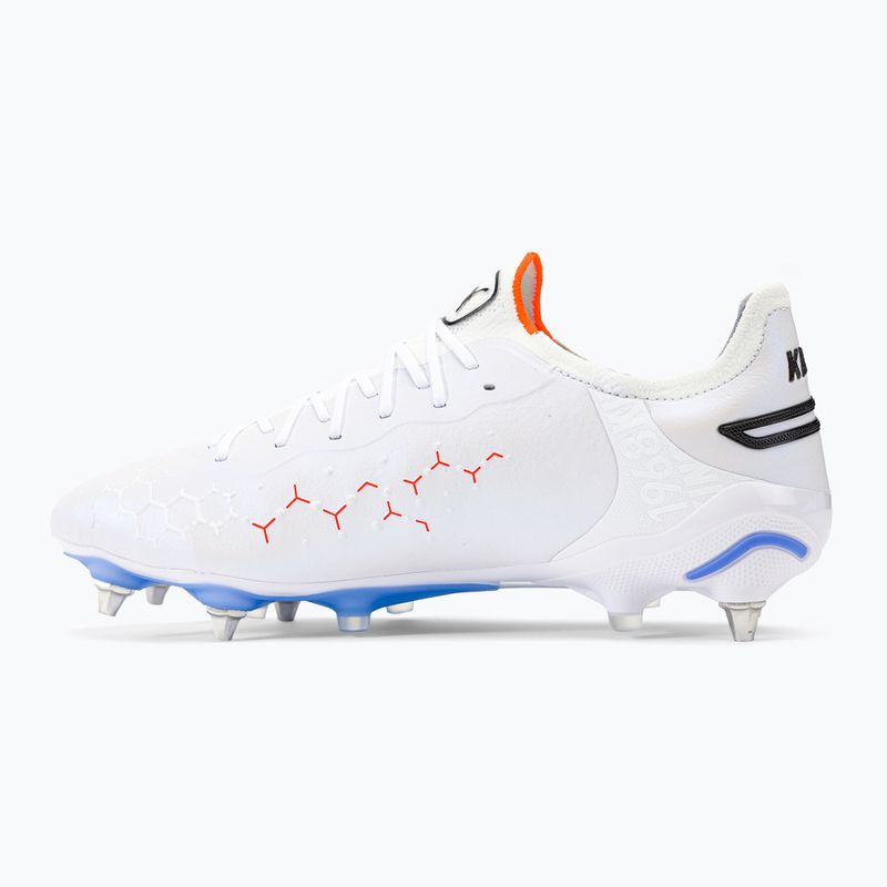 PUMA King Ultimate MXSG pánske kopačky puma white/puma black/blue glimmer/ultra orange 10