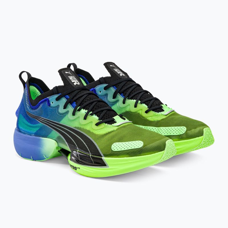 Pánska bežecká obuv PUMA Fast-R NITRO Elite Carbon royal sapphire/fizzy lime 4