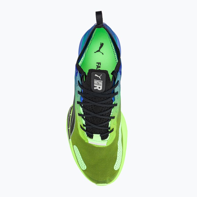 Pánska bežecká obuv PUMA Fast-R NITRO Elite Carbon royal sapphire/fizzy lime 6