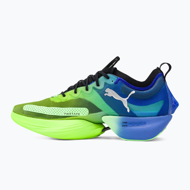 Pánska bežecká obuv PUMA Fast-R NITRO Elite Carbon royal sapphire/fizzy lime 10