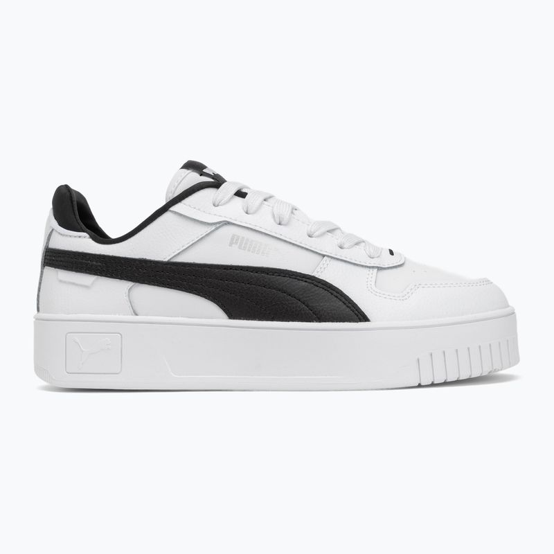 Dámske topánky Puma Carina Street puma white/puma black/puma silver 2