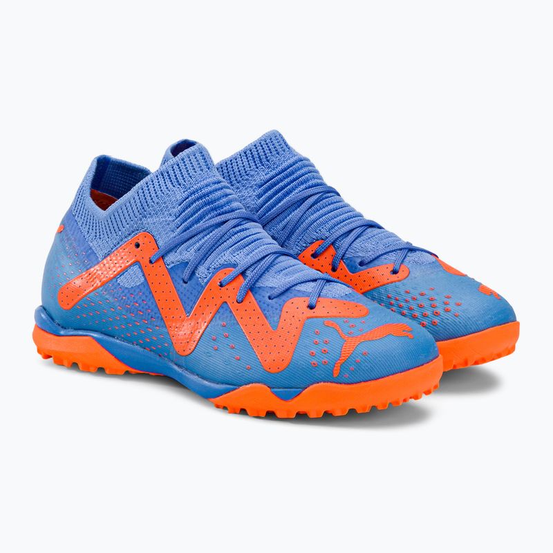 Detské kopačky PUMA Future Match TT+Mid JR modré/oranžové 107197 01 4