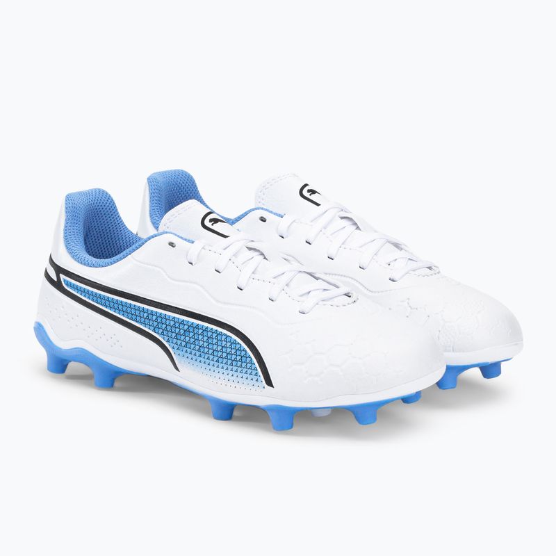 PUMA King Match FG/AG detské kopačky white 107266 01 4