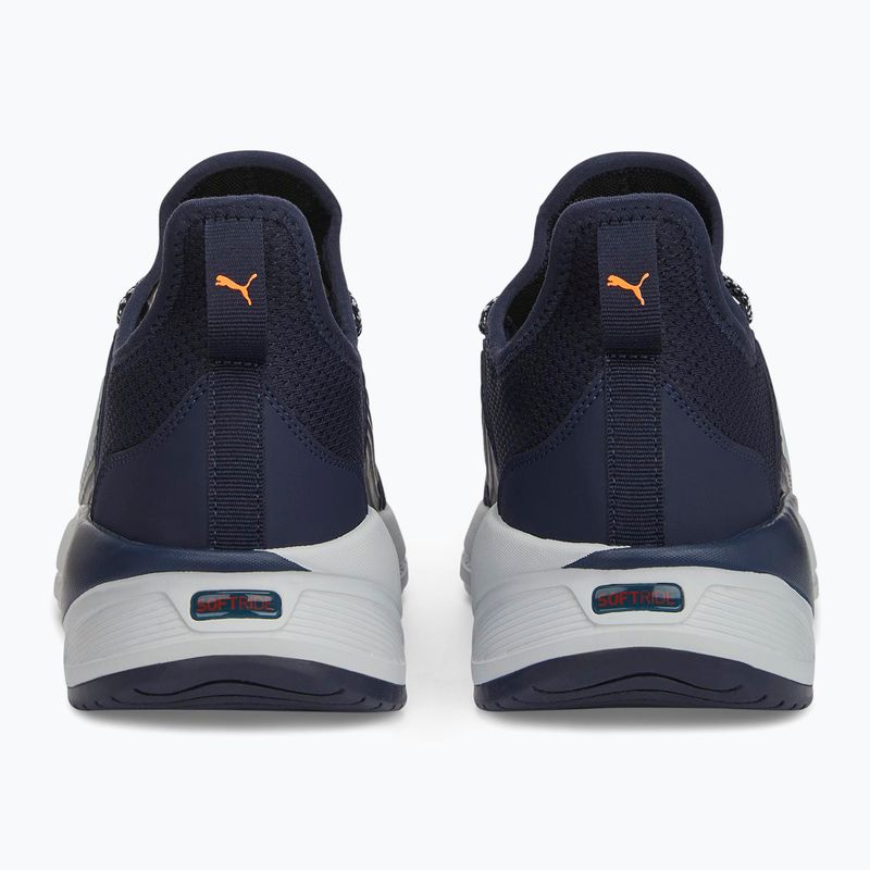 PUMA Softride Premier Slip-On pánska bežecká obuv navy/platinum gray/ultra orange 12