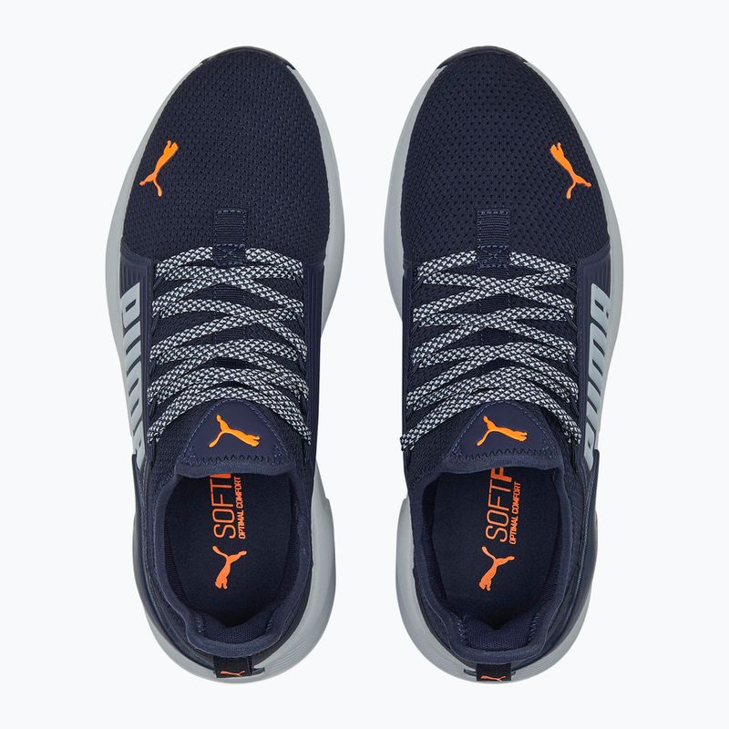 PUMA Softride Premier Slip-On pánska bežecká obuv navy/platinum gray/ultra orange 13