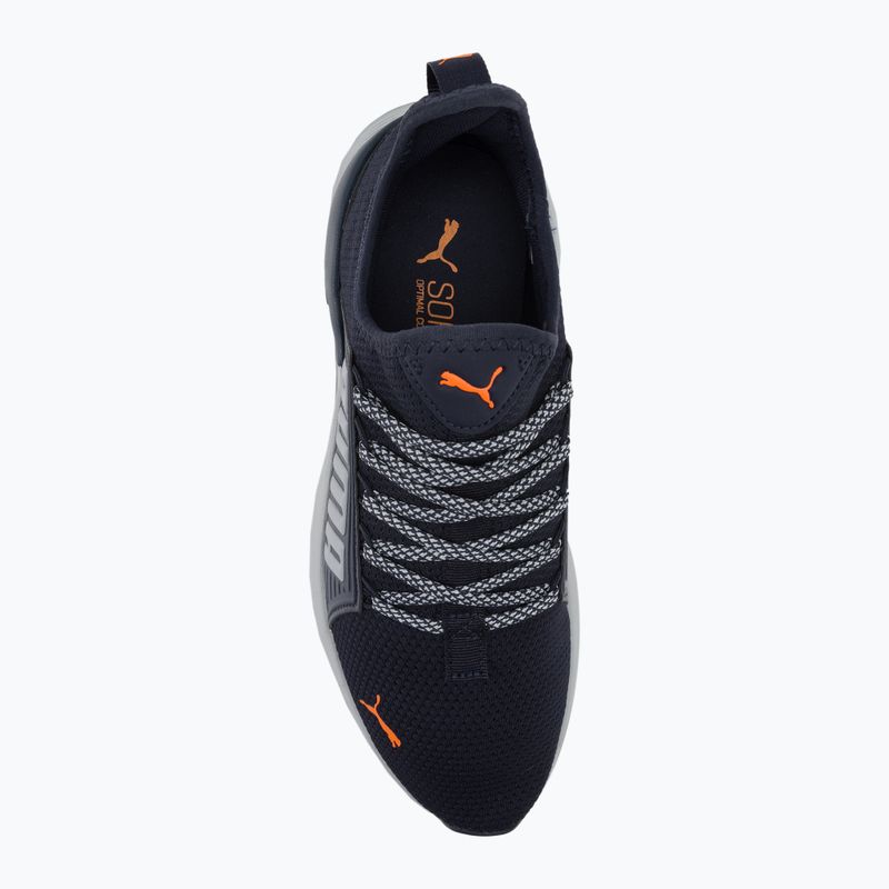 PUMA Softride Premier Slip-On pánska bežecká obuv navy/platinum gray/ultra orange 6