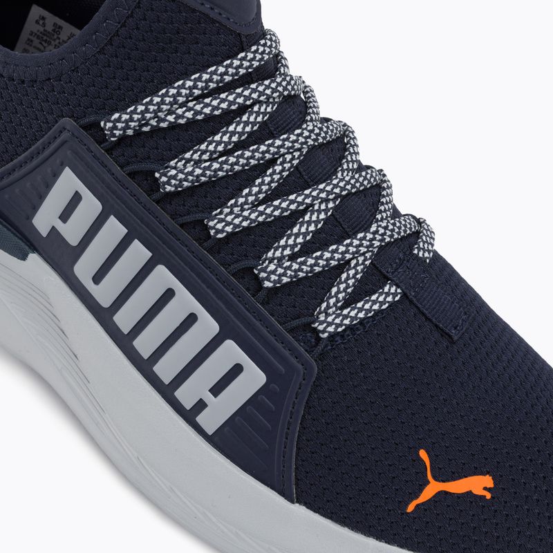 PUMA Softride Premier Slip-On pánska bežecká obuv navy/platinum gray/ultra orange 7