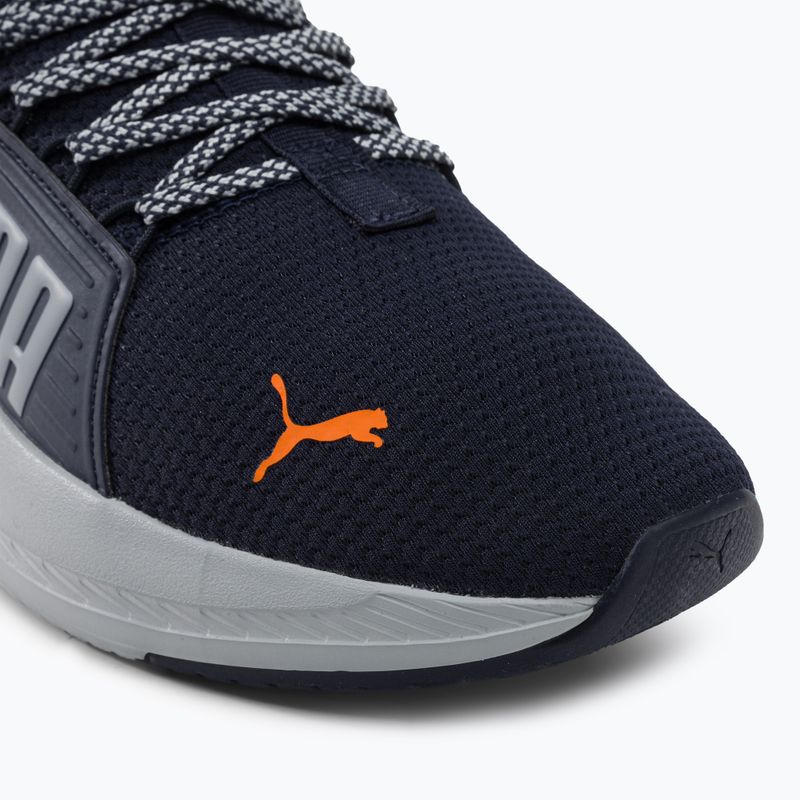 PUMA Softride Premier Slip-On pánska bežecká obuv navy/platinum gray/ultra orange 8