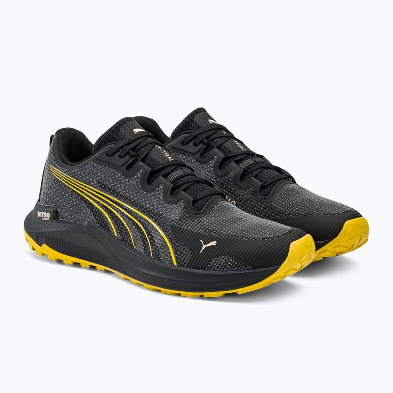 PUMA Fast-Trac Nitro pánska bežecká obuv puma black/granola/fresh pear 5
