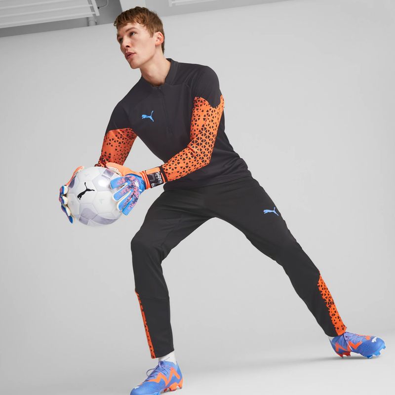 Brankárske rukavice PUMA Ultra Ultimate1 NC ultra orange/blue glimmer 8