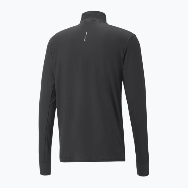 Pánska bežecká mikina PUMA Run Favorite 1/4 Zip black 2