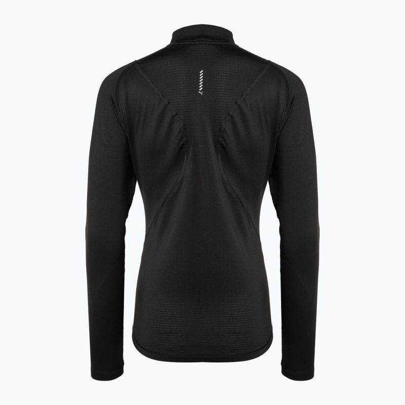 Dámske bežecké tričko PUMA Run Cloudspun 1/2 Zip black 523287 01 2