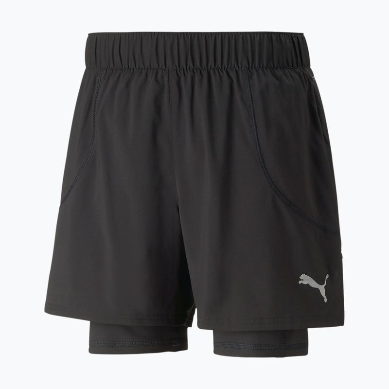 Pánske bežecké šortky PUMA Run 2In1 5" čierne 523277 01