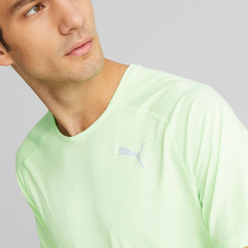 Pánske bežecké tričko PUMA Run Cloudspun green 523269 34 5
