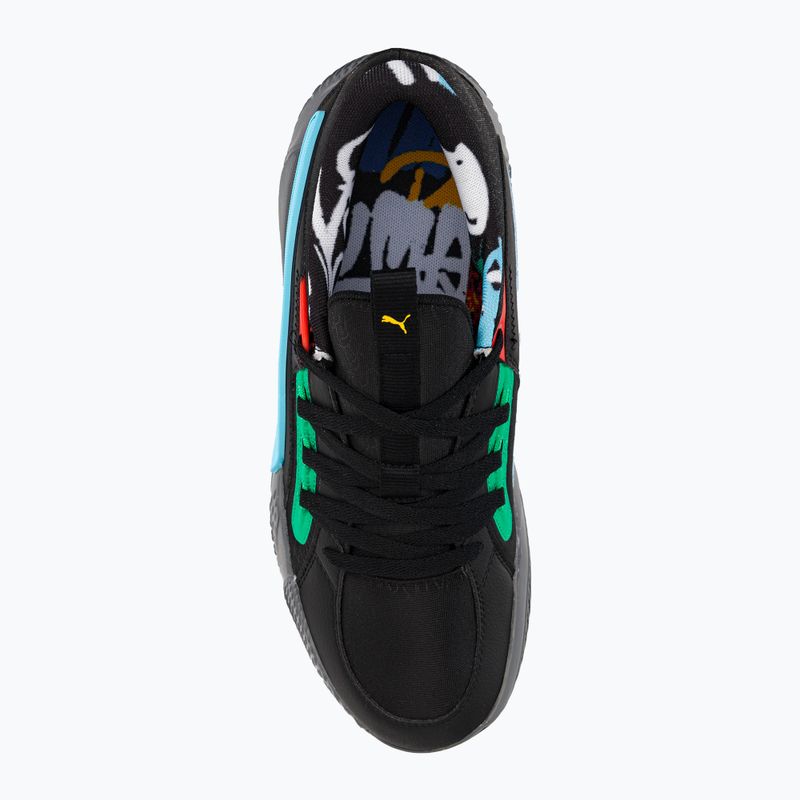 PUMA Court Rider Chaos Block Party pánska basketbalová obuv black 378265 01 9