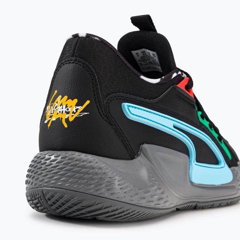 PUMA Court Rider Chaos Block Party pánska basketbalová obuv black 378265 01 12