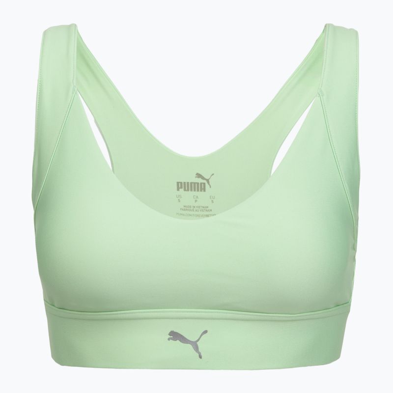 Bežecká podprsenka Puma High Impact Ultraform Running Bra green/silver