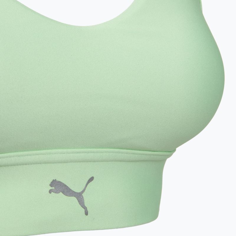 Bežecká podprsenka Puma High Impact Ultraform Running Bra green/silver 3