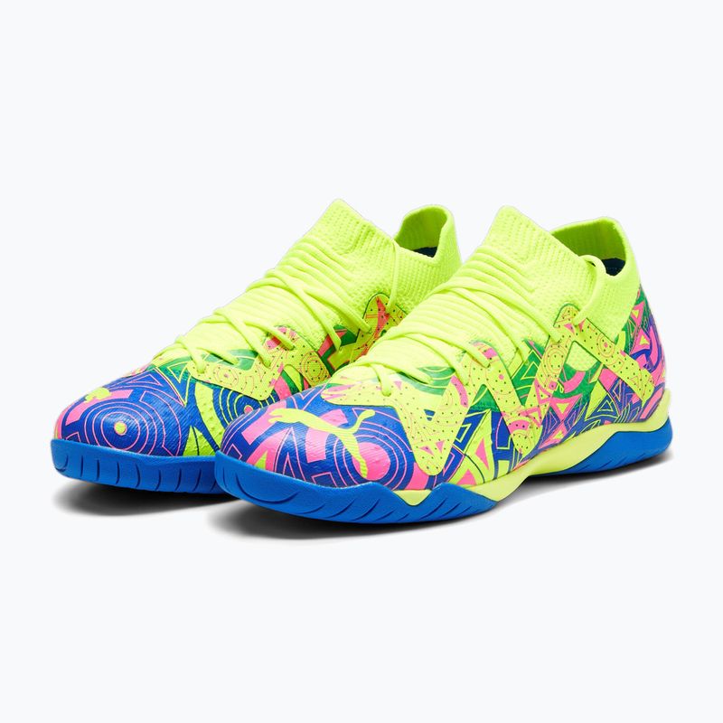 Detské kopačky PUMA Future Match Energy IT + Mid Jr ultra blue/yellow alert/luminous pink 13