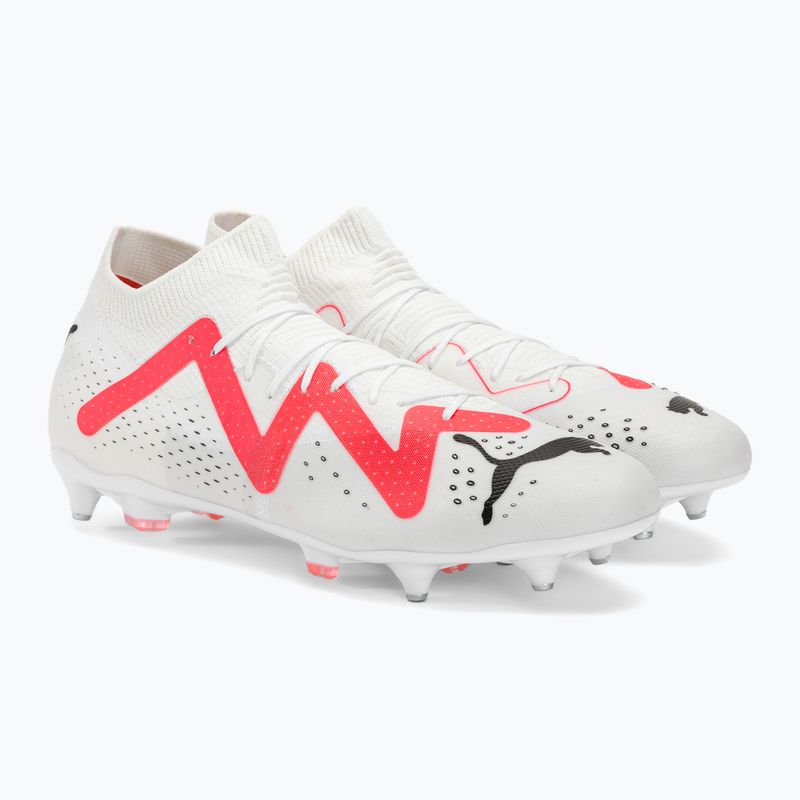 PUMA Future Match MXSG pánske kopačky puma white/puma black/fire orchid 4