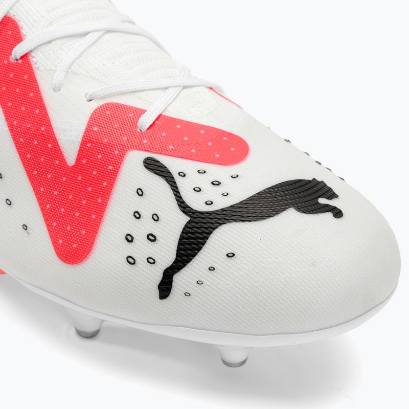 PUMA Future Match MXSG pánske kopačky puma white/puma black/fire orchid 7