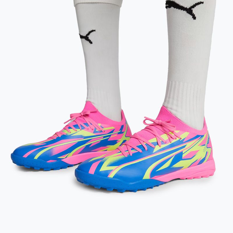 PUMA Ultra Match Energy TT pánske kopačky luminous pink/yellow alert/ultra blue 2