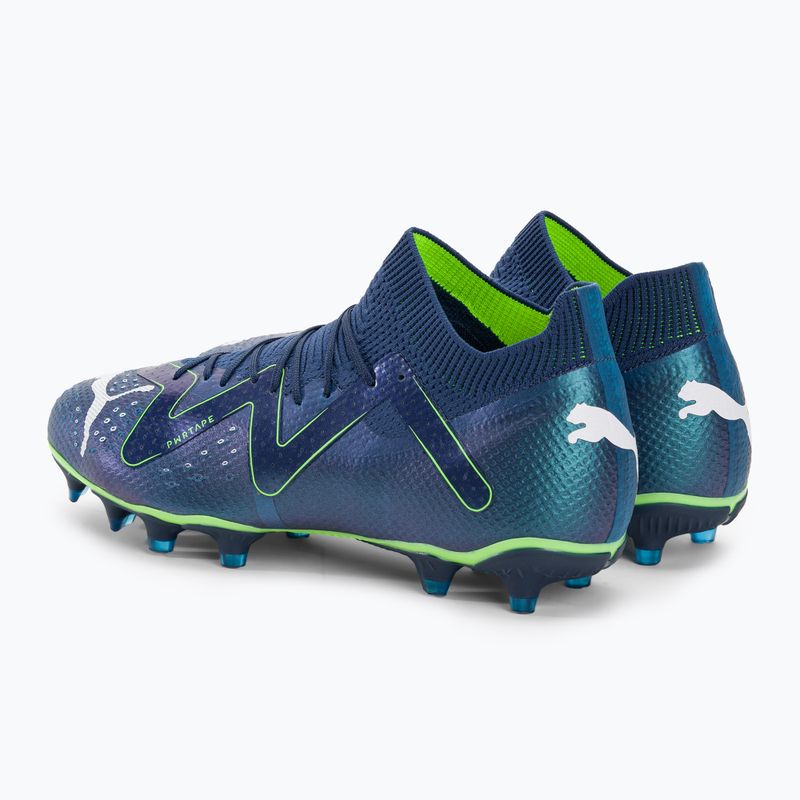 PUMA Future Pro FG/AG pánske kopačky persian blue/puma white/pro green 3