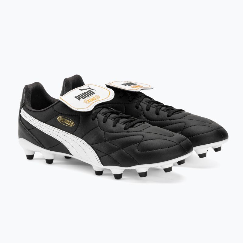 Pánske kopačky PUMA King Top FG/AG puma black/puma white/puma gold 4