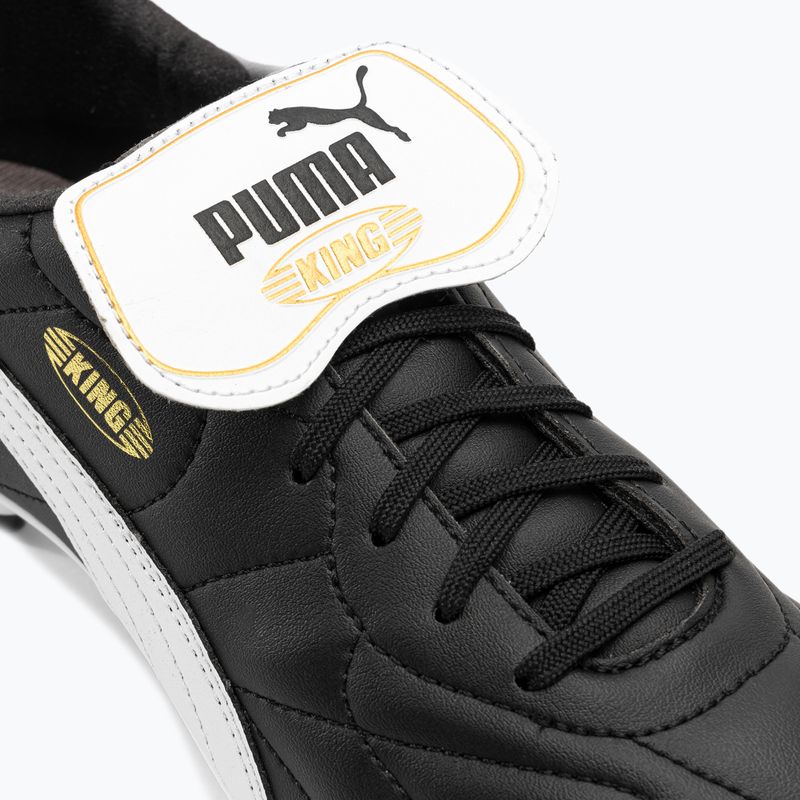 Pánske kopačky PUMA King Top FG/AG puma black/puma white/puma gold 8