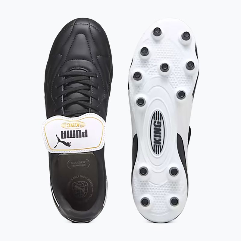 Pánske kopačky PUMA King Top FG/AG puma black/puma white/puma gold 14