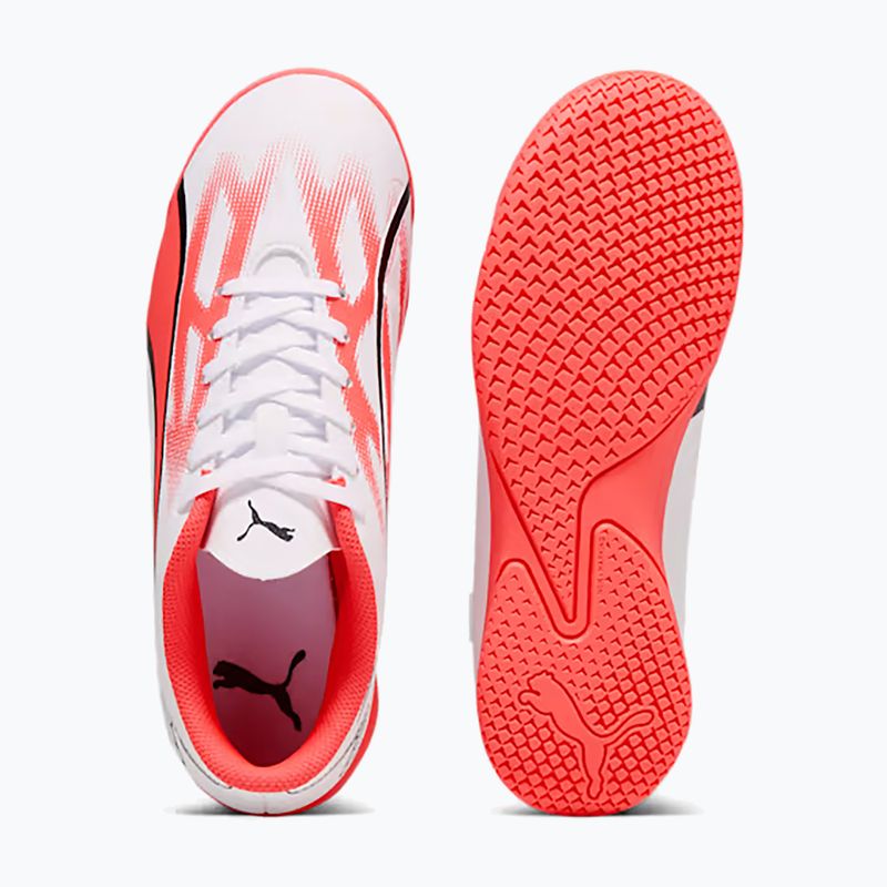 Detské kopačky PUMA Ultra Play IT Jr puma white/puma black/fire orchid 14