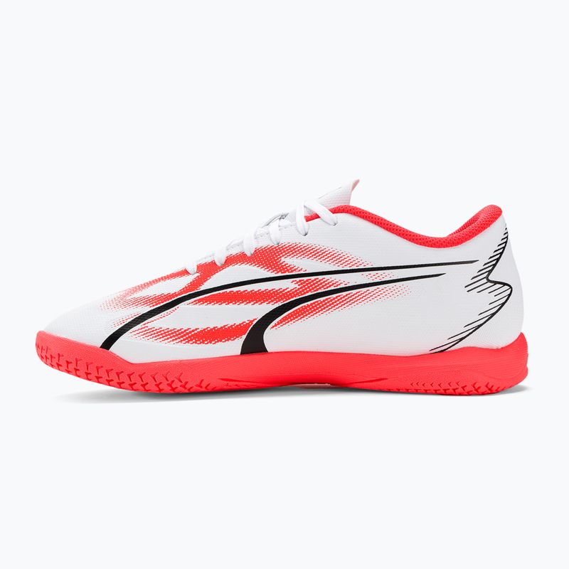 Detské kopačky PUMA Ultra Play IT Jr puma white/puma black/fire orchid 10