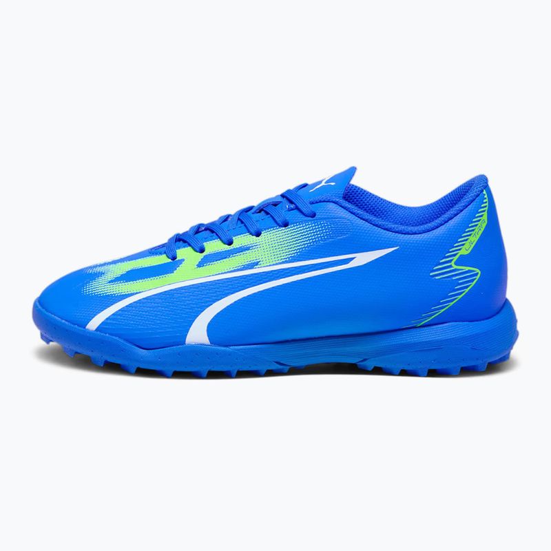 PUMA Ultra Play TT Jr detské kopačky ultra blue/puma white/pro green 7