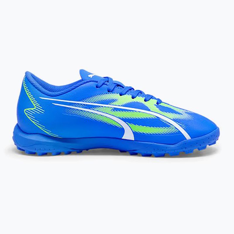 PUMA Ultra Play TT Jr detské kopačky ultra blue/puma white/pro green 11