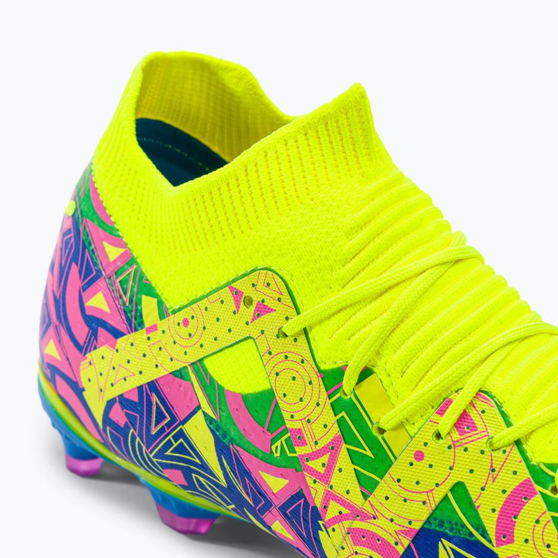 PUMA Future Match Energy FG/AG pánske kopačky ultra blue/yellow alert/luminous pink 8