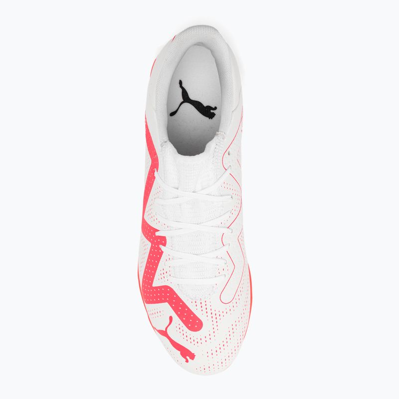 PUMA Future Play IT pánske kopačky puma white/fire orchid 8