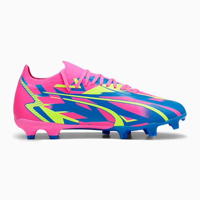 PUMA Ultra Match Energy FG/AG pánske kopačky luminous pink/yellow alert/ultra blue 12