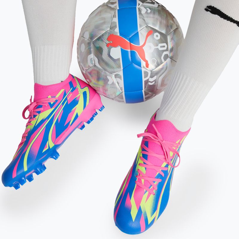 PUMA Ultra Match Energy FG/AG pánske kopačky luminous pink/yellow alert/ultra blue 18
