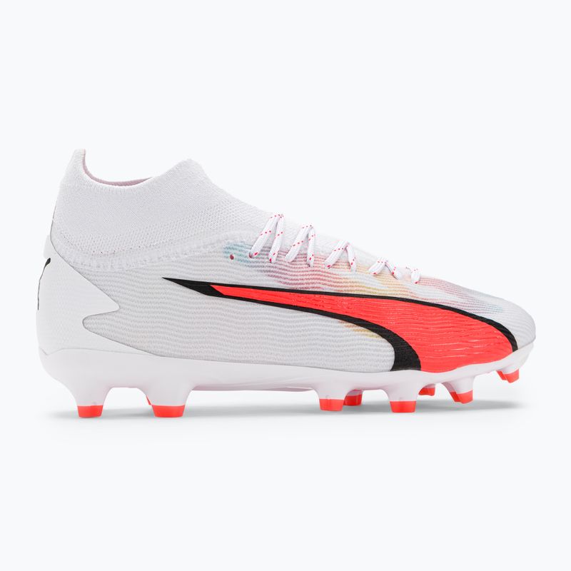 PUMA Ultra Pro FG/AG Jr detské kopačky puma white/puma black/fire orchid 2