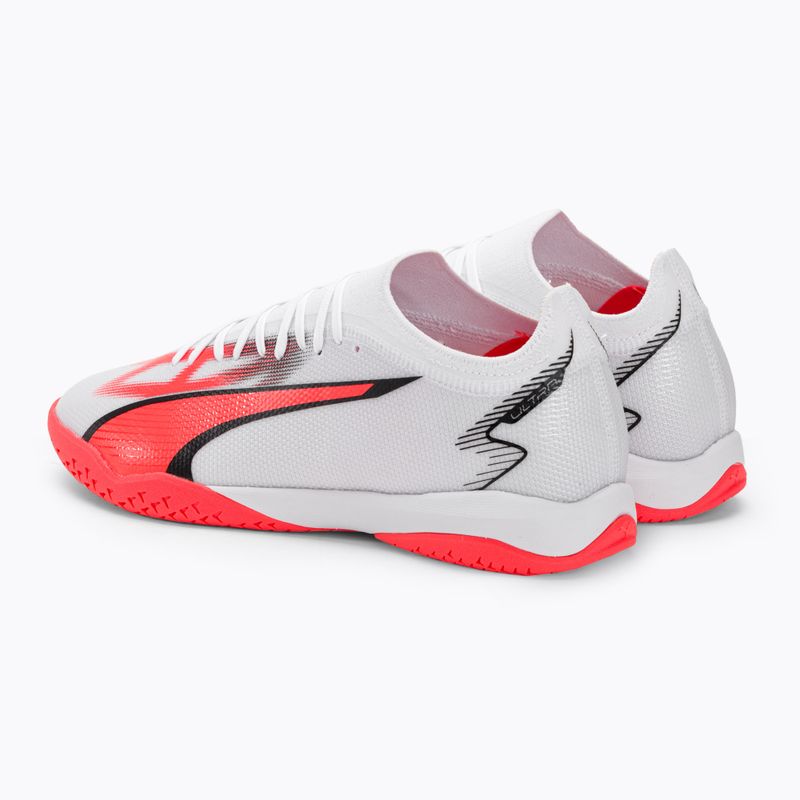 Pánske kopačky PUMA Ultra Match IT puma white/puma black/fire orchid 3