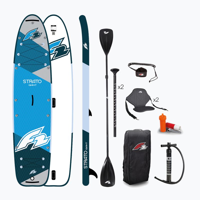 Paddleboard F2 Strato Giant 12'2" Double Combo blue