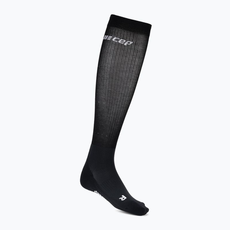 Pánske  kompresné ponožky CEP Infrared Recovery black/black 4