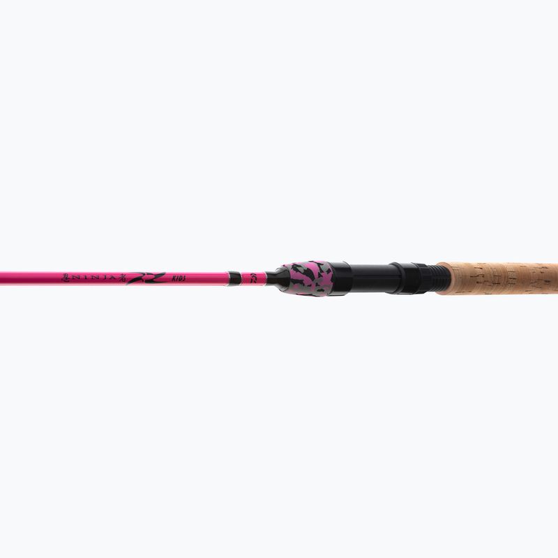 Detský prívlačový prút Daiwa Ninja X ružový 2
