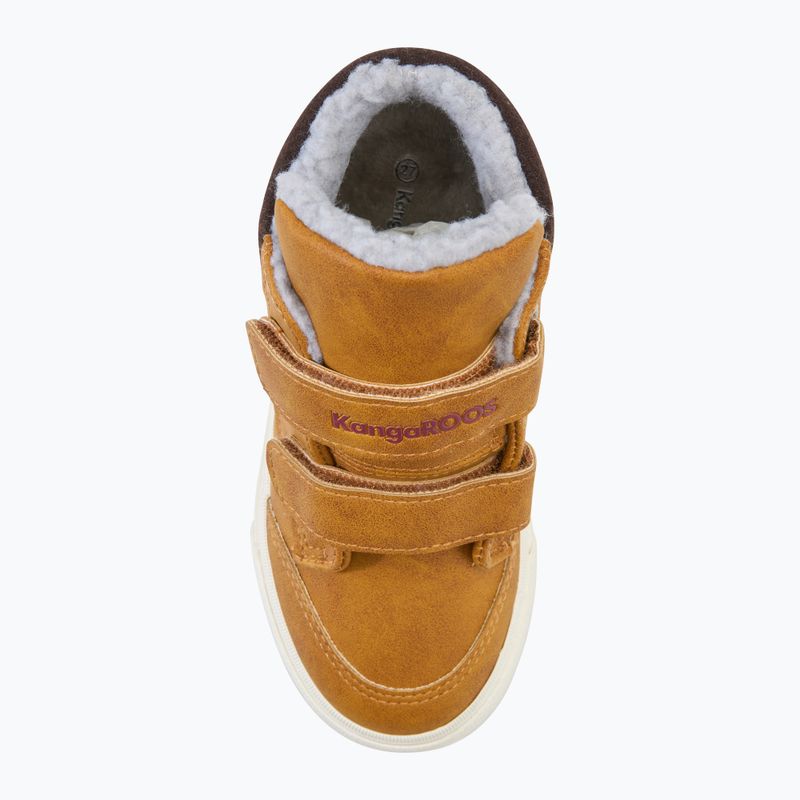 Detská obuv KangaROOS KaVu Primo V tan yellow / rouge 5
