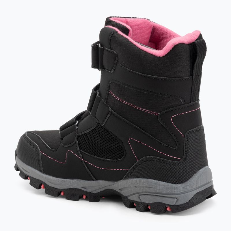 Detské snehové topánky KangaROOS K-Robi KTX jet black/daisy pink 3