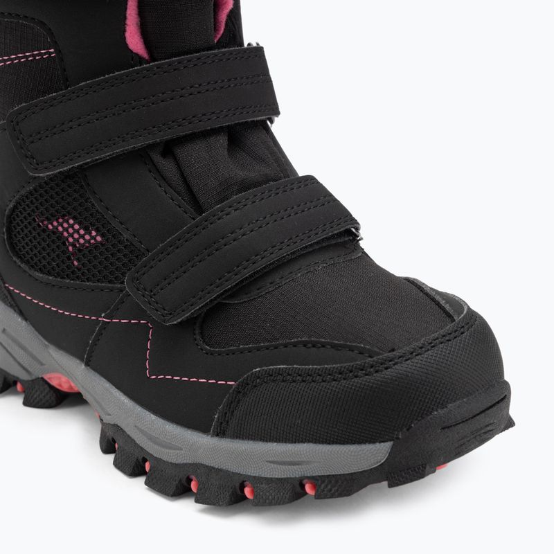 Detské snehové topánky KangaROOS K-Robi KTX jet black/daisy pink 5