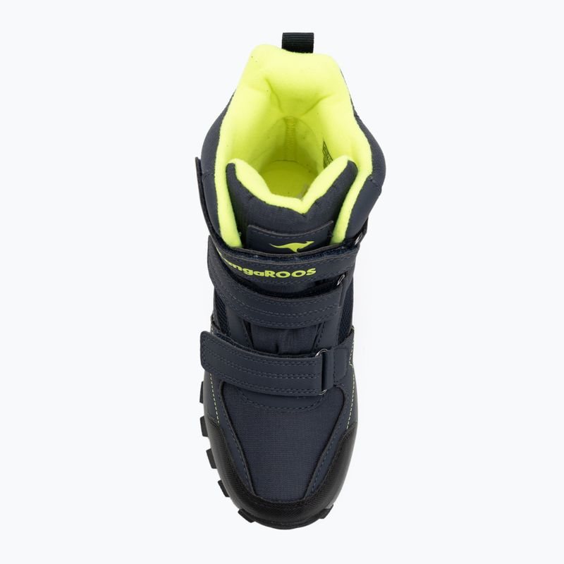 Detské snehové topánky KangaROOS K-Robi KTX dark navy/lime 5