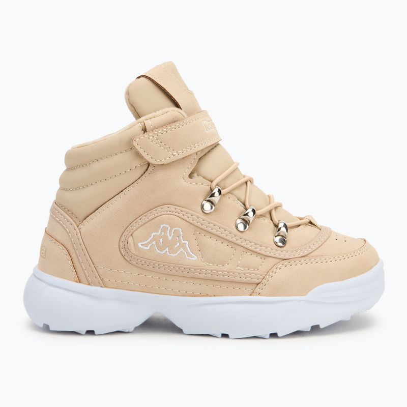 Kappa Shivoo Ice Hi sand/white detská obuv 2