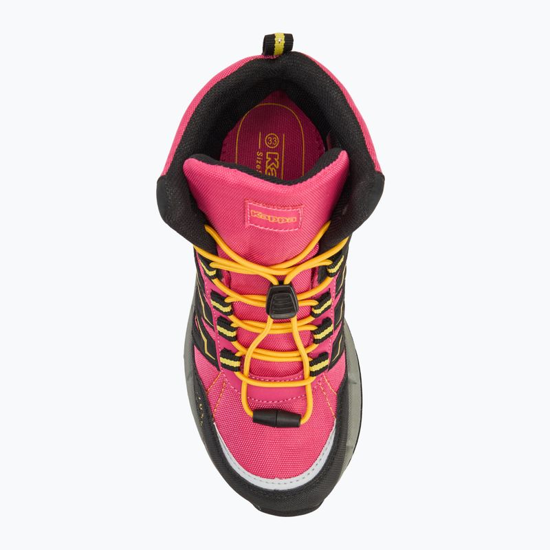 Detské topánky Kappa Boxford Mid Tex pink/yellow 5
